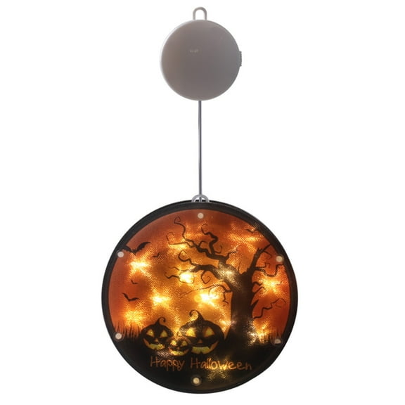 Halloween Creative String Lights, LED Waterproof Funny Horror Mural Hanging Lights, Battery-Powered Halloween Color Picture Atmosphere Lights