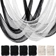 thumbnail image 1 of Halloween Creepy Cloth Decorations, 72 x 30 Inch Large Spooky Gauze Fabric for Haunted House, Halloween Party, Indoor/Outdoor Home Decor, Black, 1 of 5