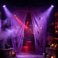 thumbnail image 1 of Halloween Creepy Cloth, Gauze Fabric Halloween Decarations 30"X72" Spooky Purple Gauze Cloth for Haunted-Houses,Hanging Mesh Fabric Decorative Cheese Cloths for Party Wall Window Porch Yard, 1 of 7