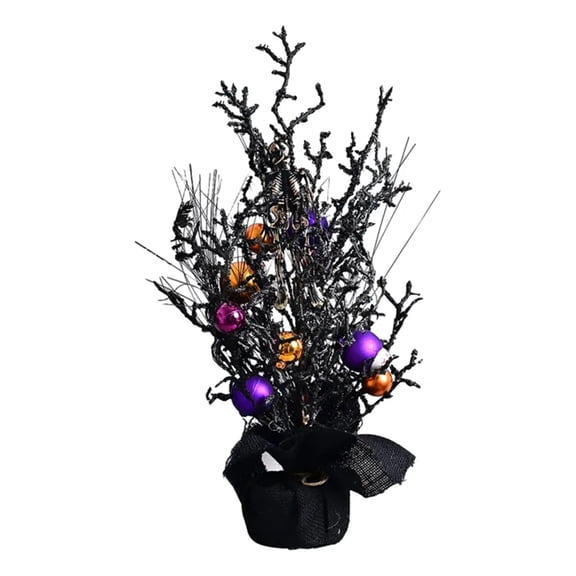 Halloween Creepy Skull Wreaths — Black Maple Leaves with Terrifying Skull Accents, Halloween Decorations for Porch Ceilings, Tree Branches & Entryway Displays — perfect for Trick or Treat Nights