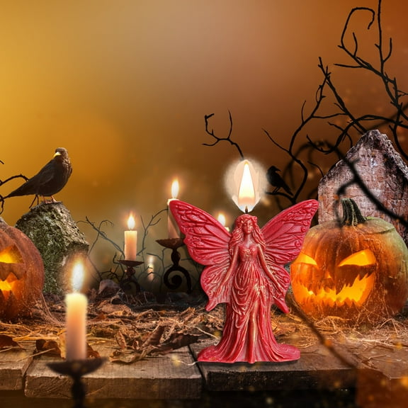 Halloween Cross Scented Candle Gothic Decor Aromatherapy Candle for Home Haunted House Party Decorations