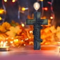thumbnail image 1 of Halloween Cross Scented Candle Gothic Decor Aromatherapy Candle for Home Spooky House Party Decorations, 1 of 7