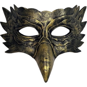 Halloween Crow Mask Bird Mask Eagle Masks Raven Cosplay Masquerade Masks for Adults Mardi Gras Day Party Supplies