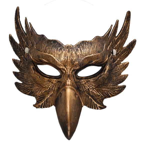 Halloween Crow Mask Eagle Bird Masks for Adults Animal Raven Masquerade Costume Accessory
