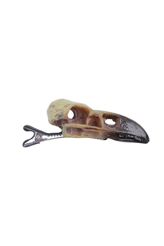 Halloween Crow Skull Hair Clip, Ghost Festival Party Decoration, Realistic Animal Skull Hair Accessories, Unique Halloween Costume Hairpin