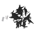 thumbnail image 1 of Halloween Crow String Lights 40 LED Lights 4.4yd Battery Powered Halloween String Lights for Parties, 1 of 8