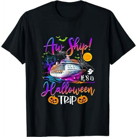 Halloween Cruise Squad Family 2022 Cruising Crew Funny Trip T-Shirt