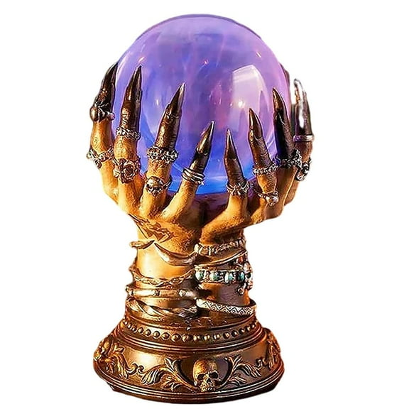 Halloween Crystal Ball Witch Celestial Crystal Ball Flashing Crystal Ball for Halloween Decoration