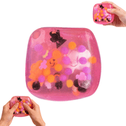 Halloween Cube Squishies Squeeze Cube, Stress Relief Gadgets for Anxiety Relief,Pink