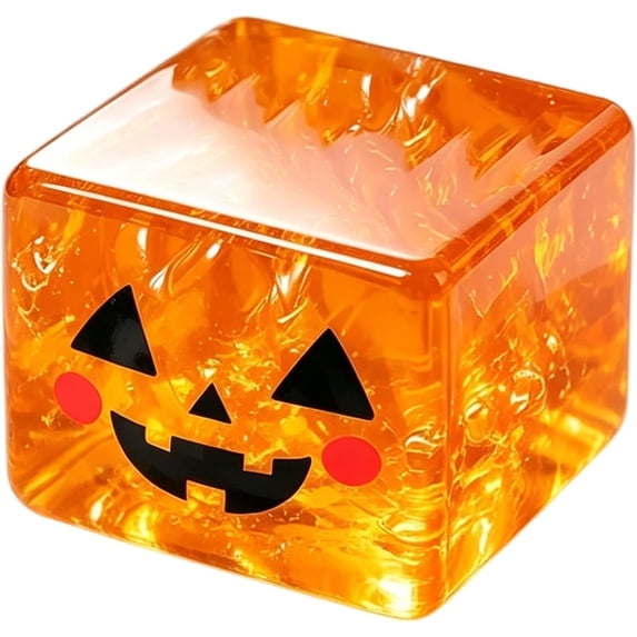 Halloween Cubes Squish Toys, Soft Gothic Stress Balls, Squeeze Squishies Toys Relief Fidget Gift for Kiddo Adults