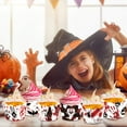 Halloween Cupcake Wrappers, Artistic Bake Paper Cups Black Laser Cut
