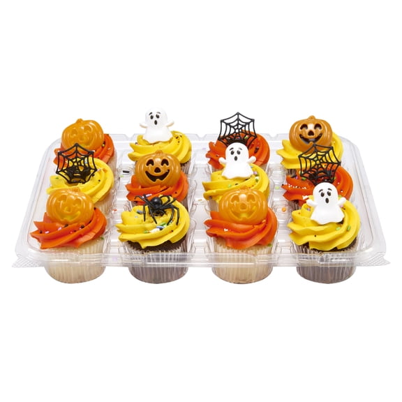 Halloween Cupcakes Orange & Yellow