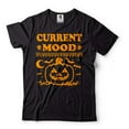 thumbnail image 1 of Halloween Current Mood Shirt Halloween Scary Pumpkin Shirt Halloween Party Costume Halloween Shirt (4X-Large Black), 1 of 6