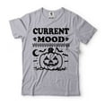 thumbnail image 1 of Halloween Current Mood Shirt Halloween Scary Pumpkin Shirt Halloween Party Costume Halloween Shirt (XX-Large Grey), 1 of 6