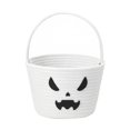 thumbnail image 1 of Halloween Cute Cotton Rope Baskets,Halloween Trick Or Treat Basket,Woven Storage Basket,Halloween Decorations Indoor, 1 of 5