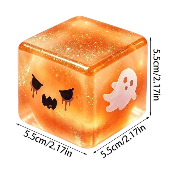Halloween Cute Ghost Fidget Fidget Cube Slow Rising Stress Ball Sensory Toy for Adults Stress Relief Squeeze Toy