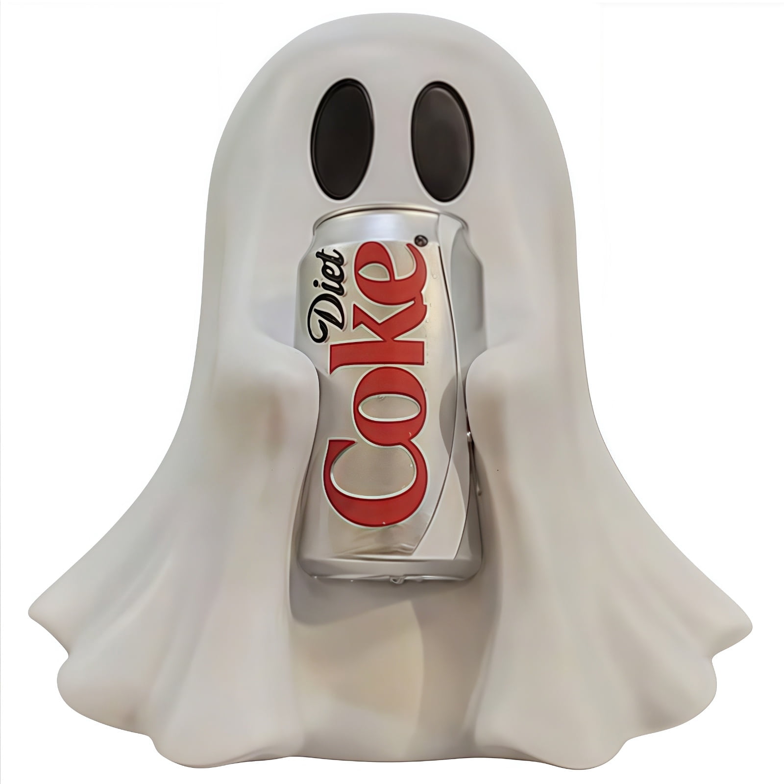 Halloween Cute Ghost Ghost Holding Coke, 5.9 '' Cute Ghost Drink Holder Coke, Spooky Beverage Holder Figurine, Halloween Decorations For Tabletop, Party Decor & Office & Desk Display Hallow