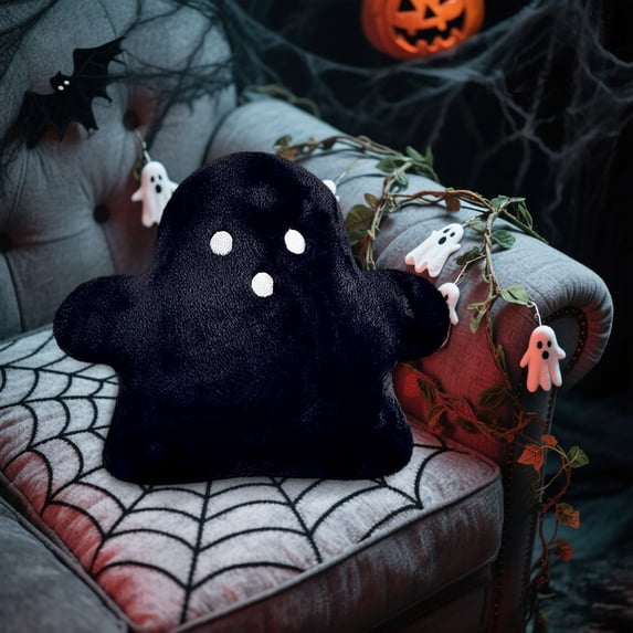 Halloween Cute Ghost Pillow 20x16 Inches, Extra Large Soft Decorative Pillow for Living Room, Perfect for Halloween Theme Parties and Home Decor, Cozy Gift for Holiday Enthusiasts