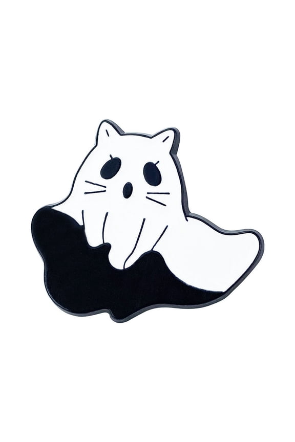 Halloween Cute Ghost Pumpkin Lantern Shaped Paint Alloy Brooch Clothes Bag Badge