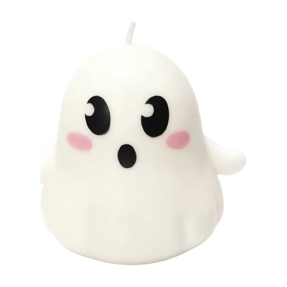 Halloween Cute Ghost Squishy Soft Slow Rising Squeeze Fidget Male Female Styles Halloween Stress Relief Desk Accessory Party Favor Kawaii Decor Classroom Gift for Kids Teens Adults