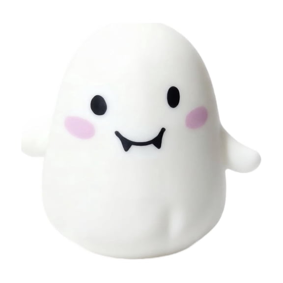 Halloween Cute Ghost Squishy Soft Slow Rising Squeeze Fidget Male Female Styles Halloween Stress Relief Desk Accessory Party Favor Kawaii Decor Classroom Gift for Kids Teens Adults