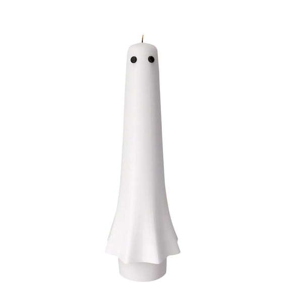 Halloween Cute Ghost Taper Candless for Home Decor, Spooky Shaped Wax Candless for Party Table Centerpieces and Gift Giving