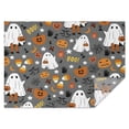thumbnail image 1 of Halloween Cute Ghosts with Boo Rectangle Tablecloth 60"x84",Waterproof Polyester Rectangle Table Cloth, Wipeable Spillproof Polyester Tablecloth for Dining, Camping, Indoor and Outdoor, 1 of 5