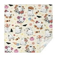 thumbnail image 1 of Halloween Cute Ghosts with Boo Square Tablecloth,Waterproof Square Table Cover,Wipeable Spillproof Washable Table Cover for Home Kitchen Party Decor 60"x60"(152x152cm), 1 of 6