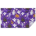 thumbnail image 1 of Cute Halloween Icons Pattern Rectangle Tablecloth 60"x102",Waterproof Polyester Rectangle Table Cloth, Wipeable Spillproof Polyester Tablecloth for Dining, Camping, Indoor and Outdoor, 1 of 6