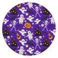 thumbnail image 1 of Cute Halloween Icons Pattern Round Fitted Tablecloth with Elastic Edge,Dining Table Cover Waterproof,Outdoor Round Tablecloth for Camping,Dining,Indoor and Outdoor, 1 of 7