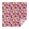 thumbnail image 1 of Halloween Cute Icons on Pink Pattern Square Tablecloth,Waterproof Square Table Cover,Wipeable Spillproof Washable Table Cover for Home Kitchen Party Decor 42"X42"(107x107cm), 1 of 6