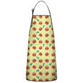 thumbnail image 1 of Halloween Cute Pumpkin Faces Apron-Garden Aprons for Women with Pockets-Cotton Linen Waterproof Kitchen Cooking Gardening Aprons Adjustable for Kitchen,Cooking,BBQ and Salon 33"x27", 1 of 7