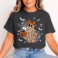 thumbnail image 1 of Halloween Cute Pumpkin Ghost Unisex Graphic Tee Shirt - Gift for Halloween, 1 of 2