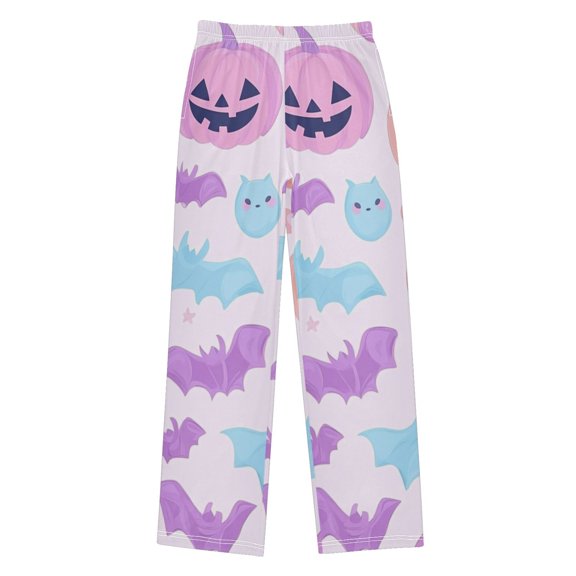 Halloween Cute Pumpkin Pajama Pants Soft Lightweight Lounge Pants Bottoms Sleep Pants Warm Comfy