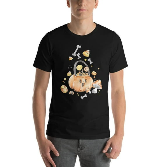 Halloween Cute Pumpkin Shirt | Candy Pumpkin Halloween Tee | Cute Spooky T-Shirt | Fall Shirts Plus Size