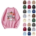 thumbnail image 1 of Halloween Cute Sweatshirts for Women 2025 Long Sleeve Crewneck Cute Tooth Graphic Sweatshirt Pullover Tops, 1 of 3