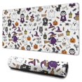 Library Mouse Characters Halloween Cute Trick or Treat Characters Extended Large Mouse Pad, Desk ...