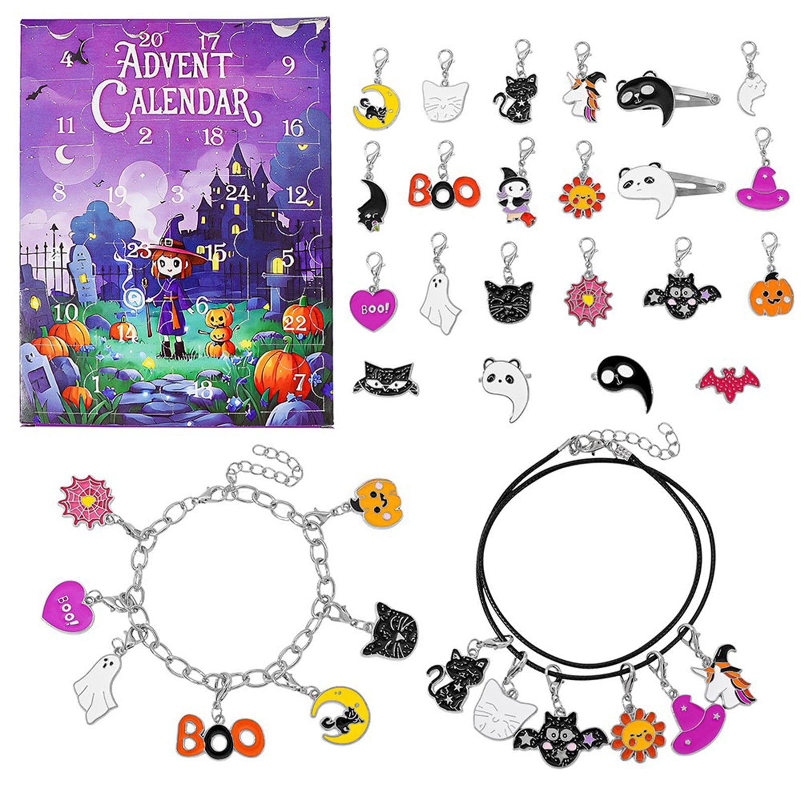 Halloween DIY Bracelet Blind Box Advent Calendar 2025 for Girls and ...