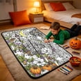 thumbnail image 1 of Halloween DIY Coloring Blanket for Adults and Kids, Pumpkin and Ghost Create Your Polyester Throw, Creative Art Activity, 27.5 x 39.3 in, 1 of 6