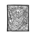 thumbnail image 1 of Halloween DIY Coloring Throw Blanket Ultra Soft Lightweight Plush for Bedtime Couch Snuggling, White, 1 of 7