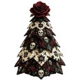 thumbnail image 1 of Halloween DIY Craft Kit, 3D Quilted Fabric Tree Sewing Project for Adults Beginners, Seasonal Mantel Shelf Decor, Handmade Spooky Home Gift #D, 1 of 5