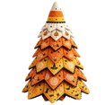 thumbnail image 1 of Halloween DIY Craft Kit, 3D Quilted Fabric Tree Sewing Project for Adults Beginners, Seasonal Mantel Shelf Decor, Handmade Spooky Home Gift #I, 1 of 5