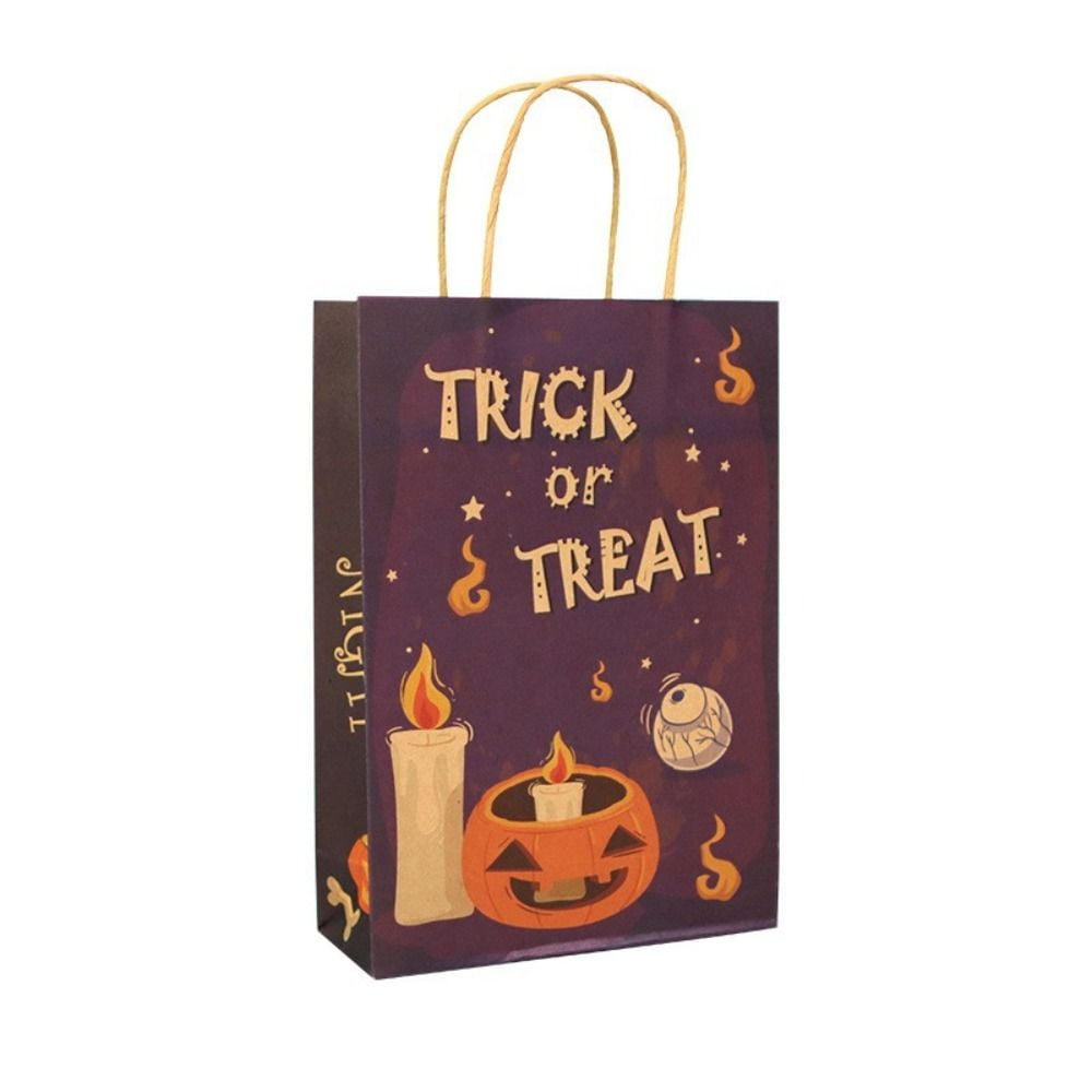 Halloween DIY New Wizard Pumpkin Halloween Paper Bag Gift Bags Cookie ...