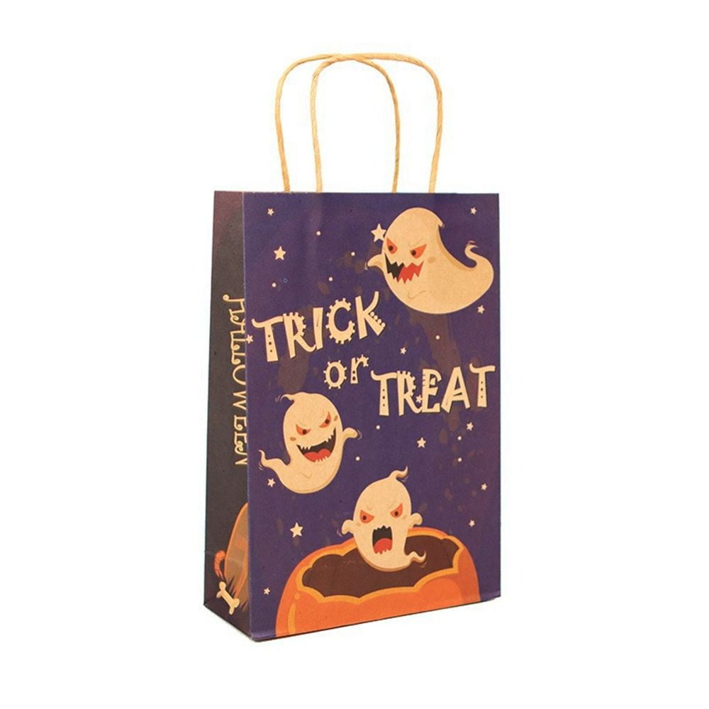 Halloween DIY New Wizard Pumpkin Halloween Paper Bag Gift Bags Cookie