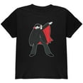 thumbnail image 1 of Halloween Dabbing Dracula Vampire Youth T Shirt Black Youth X-SM, 1 of 1