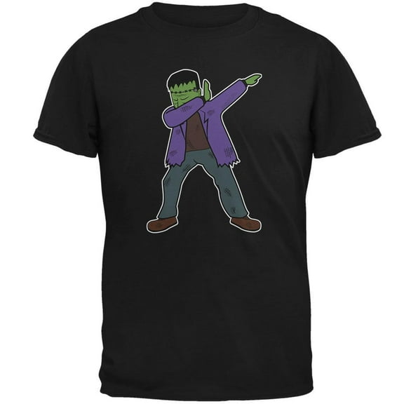 Halloween Dabbing Frankenstein's Monster Mens T Shirt Black 2XL