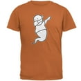 thumbnail image 1 of Halloween Dabbing Ghost Mens T Shirt Texas Orange X-LG, 1 of 1