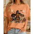 thumbnail image 1 of Halloween Dachshund T-Shirt, Witch Skeleton Mummy Dog Graphic, Spooky Fall Pet Lover Gift, 1 of 4