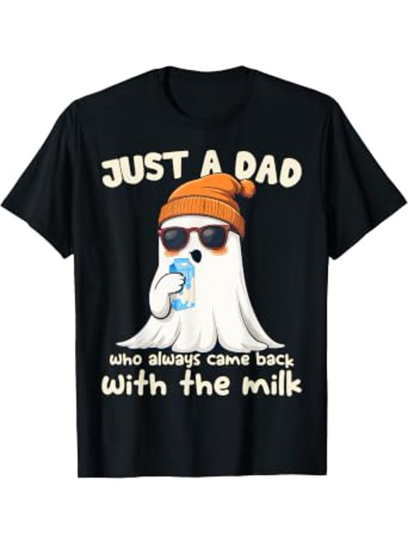 Halloween Daddy Boo Family Costume Ghost Dad Graphic Design For Everyday Style T-Shirt, Size S-5XL