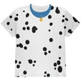 thumbnail image 1 of Halloween Dalmatian Costume Blue Collar All Over Youth T Shirt Multi YSM, 1 of 7
